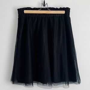 Black Tulle Skirt